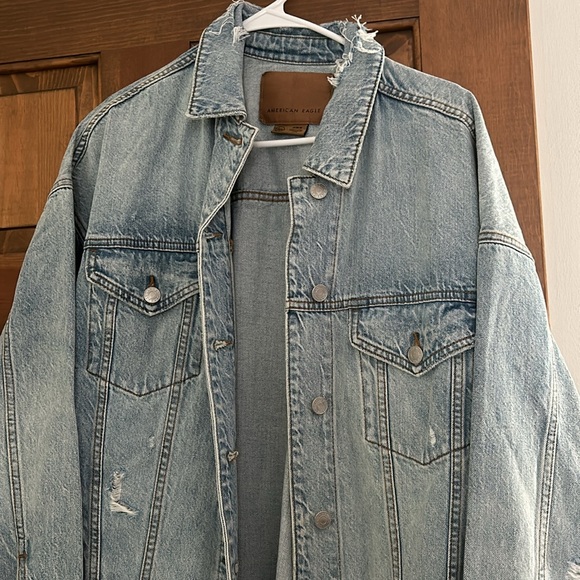 American Eagle long jean jacket - Picture 3 of 5